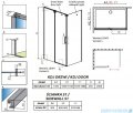 Radaway Espera Kdj kabina prysznicowa 110x90 lewa szkło przejrzyste 380545-01L/380231-01L/380149-01R