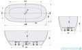 Sanplast Fuerta Mineral wanna wolnostojąca owalna WOW-M/FUERTA 180x80 cm biała 642-510-1260-01-000