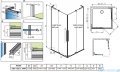 Radaway Furo SL KDD kabina 120x100cm chrom połysk/szkło przejrzyste 10305120-01-01L/10305100-01-01R