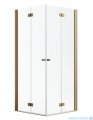 Radaway Nes Kdd B Brushed Copper kabina 80x80cm szczotkowana miedź 10024080-93-01L/10024080-93-01R