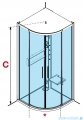Novellini Glax 2 2.0 kabina z hydromasażem hydro plus 100x100 corda G22R109T1L-1TU