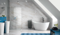 Besco zestaw wanna wolnostojąca Viya 160x70cm + bateria Decco czarna #WMD-160-V/BW-D-CZ