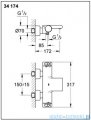 Grohe Grohtherm 2000 NEW bateria wannowa z termostatem DN 15 34174001