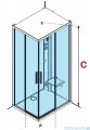 Novellini Glax 1 2.0 kabina z sauna parową 80x80 biała G21A80M5-1UU