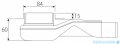 Wiper New Premium Pure Odpływ liniowy z kołnierzem 90 cm szlif 100.1973.02.090