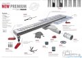 Wiper New Premium Revers Odpływ liniowy z kołnierzem 110 cm poler syfon snake 500.0251.01.110