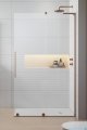 Radaway Furo SL Brushed Copper kabina Walk-in 120x200cm prawa szczotkowana miedź 10306638-93-01R/10110594-01-01