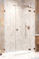 Radaway Essenza Pro Brushed Copper Kdj kabina 100x100cm prawa szczotkowana miedź 10097100-93-01R/10098100-01-01 