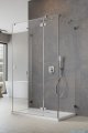 Radaway Essenza Pro Brushed Nickel Kdj+S kabina 90x110x90cm prawa szczotkowany nikiel 10097311-91-01R/10098090-01-01/10098090-01-01