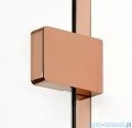 New Trendy Eventa Copper Shine kabina walk-in 70x80x200 cm z dodatkową ścianką przejrzyste miedź połysk EXK-6545/EXK-6553