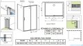 Radaway Premium Pro Black Kdj kabina 140x90cm prawa czarny mat/szkło przejrzyste 1015140-54-01R/1016090-54-01