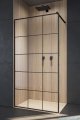 Radaway Modo New Black II 130x200 Factory kabina Walk-in 389134-54-55 industrialny, loft