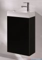 Elita Young Basic Set szafka z umywalką komplet 40x68x22cm czarny połysk 163070