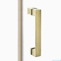 New Trendy Nesta Light Gold kabina 90x70x200 cm lewa wspornik równoległy złoty połysk/szkło przejrzyste K-4496