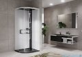 Novellini Glax 2 2.0 kabina z hydromasażem 100x100 czarna G22R109M1-1HU