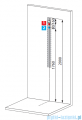 Novellini REVIF PLUS panel prysznicowy REV1VT- K