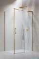 Radaway Idea Kdj Brushed Gold kabina 140x90cm prawa szczotkowane złoto 387044-99-01R/387050-99-01L
