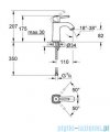 Grohe Bateria umywalkowa Grandera DN15 chrom/złoty bez zestawu odpływowego 23310IG0