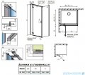 Radaway Fuenta New/Essenza New Kdj ścianka boczna S1 110cm szkło przejrzyste 384053-01-01