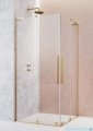 Radaway Furo SL Gold KDD kabina 90x80cm złoty połysk/szkło przejrzyste 10305090-09-01L/10305080-09-01R