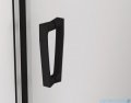 SanSwiss Cadura Black Line drzwi wahadłowe 90cm dwuczęściowe profile czarny mat CA2C0900607