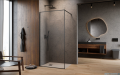 Radaway Modo F II Brushed GunMetal kabina Walk-in 105x2010cm Szczotkowany Grafit szkło przejrzyste 10409105-92-01