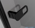 Radaway Nes 8 Black Kdj I kabina 80x80cm lewa czarny mat/szkło przejrzyste 10072080-54-01L/10089080-01-01