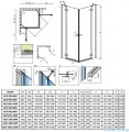 Radaway Fuenta New Kdd kabina 90cm część prawa szkło przejrzyste 384060-01-01R