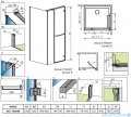 Radaway Carena KDJ kabina prysznicowa 100x80 prawa przejrzyste 134432-01-01NR