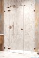 Radaway Essenza Pro  Brushed Copper Kdj kabina 80x75cm lewa szczotkowana miedź 10097080-93-01L/10098075-01-01