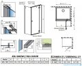 Radaway Essenza New Black Kdj kabina 100x100cm prawa szkło przejrzyste 385040-54-01R/384052-54-01