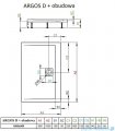 Radaway Brodzik prostokątny Argos D 100x90x14,5 cm + nogi 4ADN910-02