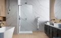 Radaway Modo SL II Brushed GunMetal kabina Walk-in 105x200 lewa szczotkowany grafit 10319105-92-01L