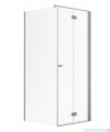 Radaway Nes Kdj B Brushed Nickel kabina 90x100cm prawa szczotkowany nikiel 10025090-91-01R/10039100-01-01