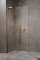 Radaway Modo SL II Brushed Copper kabina Walk-in 115x200 lewa szczotkowana miedź 10319115-93-01L