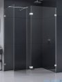 New Trendy Eventa kabina walk-in 100x100x200 cm z dodatkową ścianką przejrzyste EXK-4667/EXK-4645