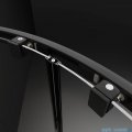 Radaway Premium Pro Black Kdj kabina 120x100cm lewa czarny mat/szkło przejrzyste 1015120-54-01L/1016100-54-01