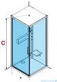 Novellini Glax 2 2.0 kabina masażowo-parowa 90x90 lewa srebrna G22GF90SM5-1BB