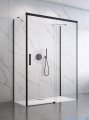 Radaway Idea Black Kdj+s kabina prysznicowa 90x140x90 prawa czarny mat/szkło przejrzyste 10116140-54-01R/387050-54-01L/10117090-01-01