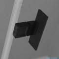 Radaway Nes Black Dwj II drzwi wnękowe 120cm prawe czarny mat/szkło przejrzyste 10036120-54-01R