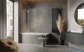 Radaway Essenza Pro Brushed Copper Pnd II parawan nawannowy 140cm lewy szczotkowana miedź 10102140-93-01L