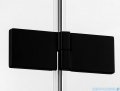 New Trendy Avexa Black parawan nawannowy 2-częściowy 110x150 cm lewy przejrzyste EXK-1984