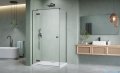 Radaway Essenza Kdj Brushed GunMetal kabina 80x80cm lewa szczotkowany grafit 1385043-92-01L/1384051-01-01