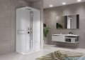 Novellini Glax 2 2.0 kabina z hydromasażem hydro plus 80x80 srebrna G22A89M1L-1BB