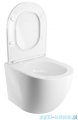 Omnires Ottawa Silent Power™ miska WC wisząca + deska wolnoopadająca biały połysk OTTAWASPMWBP