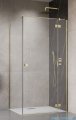 Radaway Essenza Kdj Brushed Gold kabina 80x70cm prawa szczotkowane złoto 1385043-99-01R/1384048-01-01