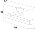 Tiger Items Wieszak na papier toaletowy chrom 2840.03