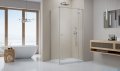 Radaway Essenza Kdj Brushed Nickel kabina 80x100cm prawa szczotkowany nikiel 1385043-91-01R/1384052-01-01