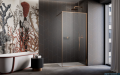 Radaway Modo F II Brushed Copper kabina Walk-in 145x201cm Szczotkowana Miedź szkło przejrzyste 10409145-93-01