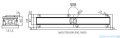 Schedpol Base-Low odpływ liniowy z maskownicą Steel 70x8x6,5cm OLSL70/ST-LOW
